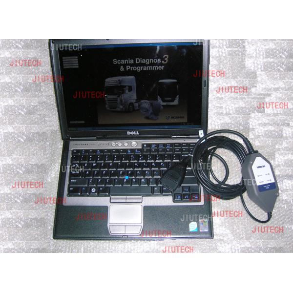 Quality D630 Loptop + Scania Vci2 + Scania Sops Scania Diagnos & Programmer for sale