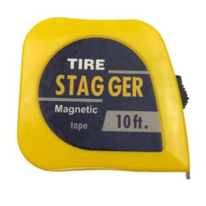 China 10 Feet * 1/4 Magnetic Racing Tire Stagger Tape Measure with Wide Blade and Industrial-Grade Metal Construction on sale