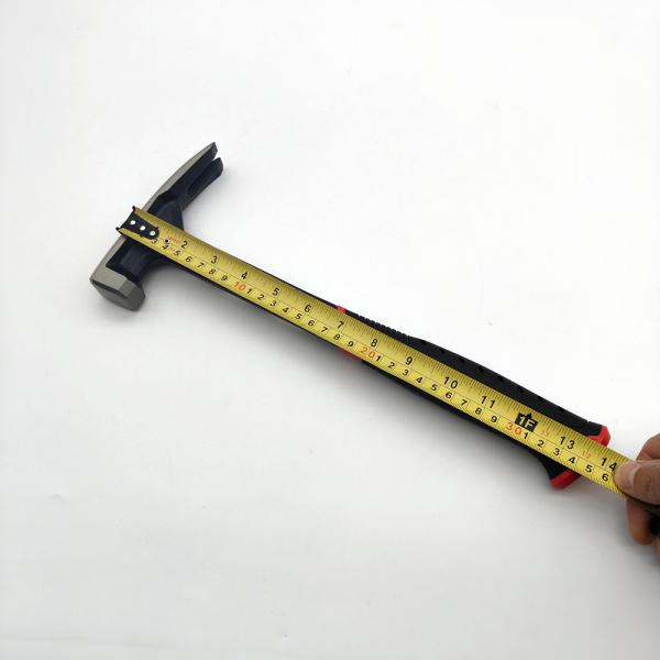 Professional Framing Hammer High Carbon Forged 19oz Square Face Claw Hammer with Magnetic Nail Starter & Puller for Framer Trade