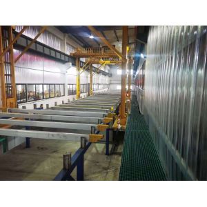 500T/Month Anodizing Production Line Semiautomatic / Automatic