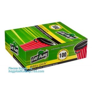 Tall Kitchen Drawstring Trash Bags,Reusable Trash Diaper Bag,gallon black