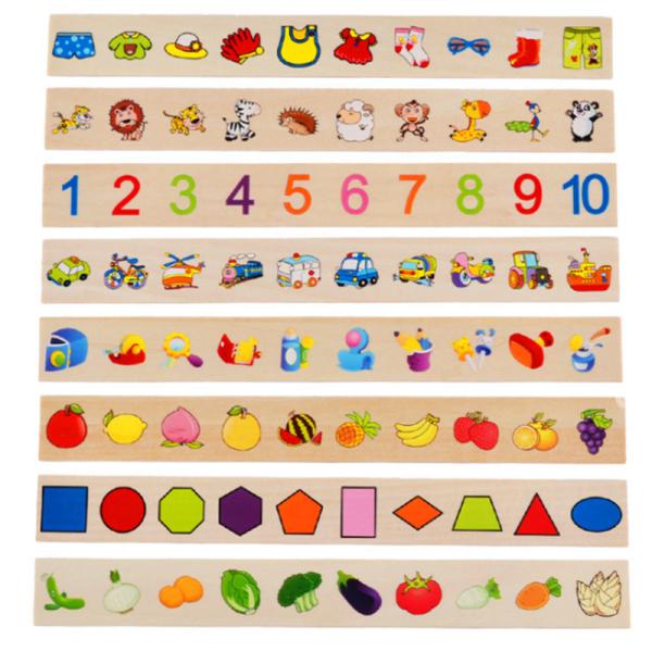 Wooden Montessori Baby Toys Mathematical Knowledge Classification