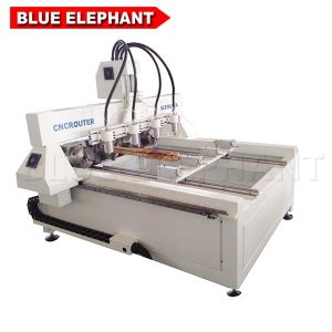 ELE 0809 multi head cnc woodworking router machine with YAKO driver with CE