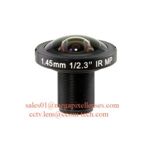 China 1/1.8 1/2.3 1.45mm 10Megapixel S mount M12 190degree Fisheye Lens for IMX178 IMX226, Drone UAV 360VR lens on sale