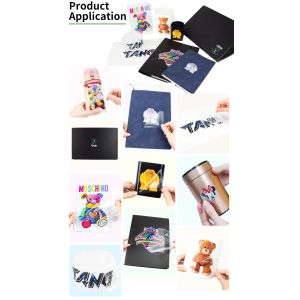 Crystal Label Printing Ab UV Film A3 Transparent Hot Mounting Cold Transfer