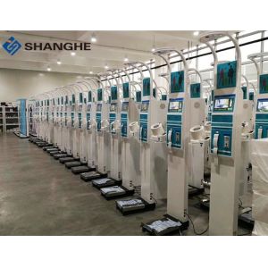 Coin Operated Body Weight And Height Scale Blood Pressure Heart Rate Measuring
