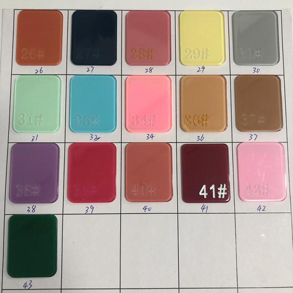 Tinted Plexiglass Colored Acrylic Sheet 500x600 2mm Customized