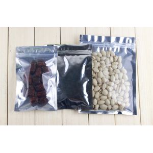 Resealable Mylar Plastic Pouches Packaging Metalized Mylar Bag With Zipper