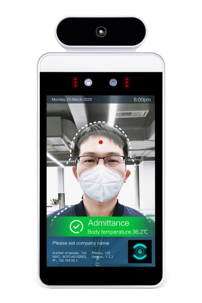 Quality Infrared Thermometer AI IP65 Face Recognition Access Control System for sale