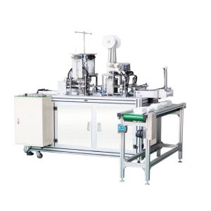 Professional Disposable Face Mask Making Machine , Surgical Face Mask Equipment
