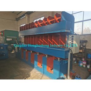 C-frame rubber tread plate vulcanizing press machine