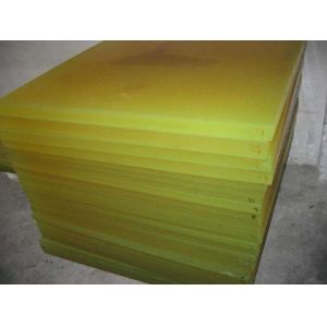 Industrial Polyurethane Rubber Sheet Hardness 60A - 95A High Tensile Strength