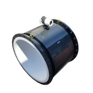 High Temperature Liquid Electro Magnetic Flow Meter DN400 Flange Withh 4-20mA