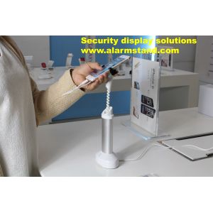 COMER anti-theft security gripper alarm stands locking system for smartphone