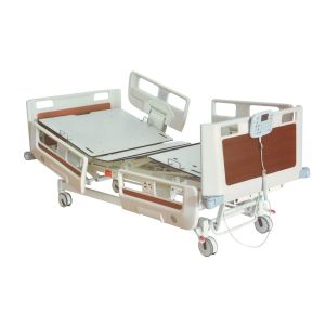 China ISO CE  Fast Delivery Foldable Hospital Bed For Icu , PP Handrails With Embedded Operator on sale