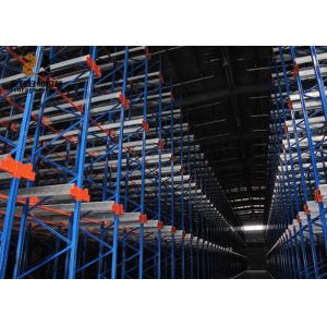 Assemble Drive In Rack System , Warehouse Drive Through Pallet Racking