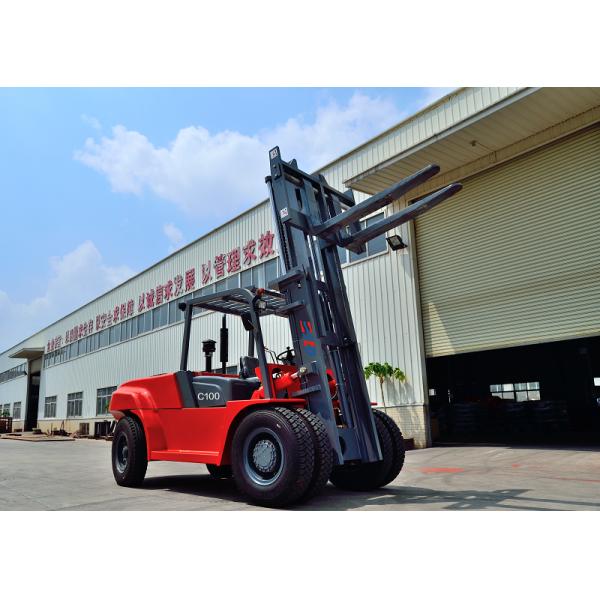 3000mm FD100 Material Handling 10t Diesel Forklift Truck