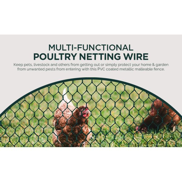 Poultry netting wire