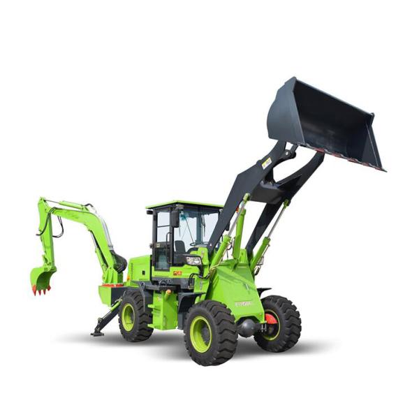 2.5 Ton Towable Backhoe Loader With Air - Over - Oil Assist Caliper Braking