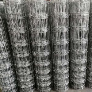 Galvanized Page 2.3m Woven Wire Mesh For Hinge Joint Field Fence