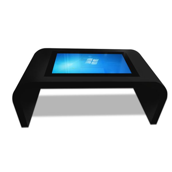 43 Inch Android Windows LCD Interactive Smart Screen Coffee Table with NFC Module Power Charging Station Camera Module