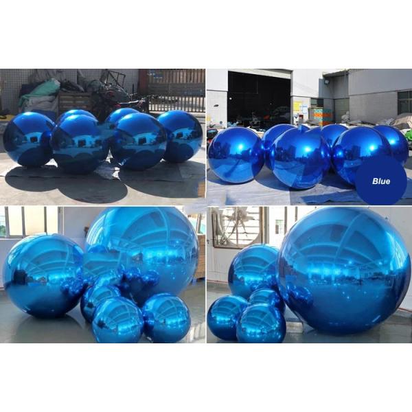 Outdoor Affordable Big Shiny Balls Inflatable Silver Smooth Shiny Ballse Balls for Event