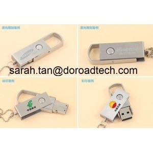 Wholesale Real Capacity New Stylish Metal Rotator USB Flash Drives from china suppliers