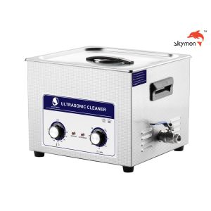 Wholesale Knob 360W Mechanical Ultrasonic Cleaner Bath 15L For Glue Glass Bottle JP-060 from china suppliers