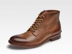 Autumn Winter Mens Leather Dress Boots High Top Leather Boots Cotton - Padded