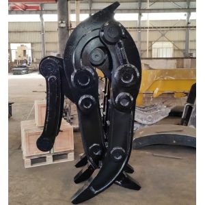 Customized Excavator Log Grab & Mechanical Grapple& Orange Peel Grab