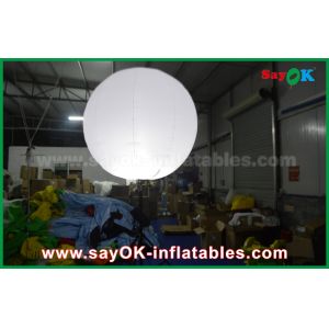 Custom 1.5m DIA Inflatable Lighting Decoration for Advertising , Stand Balloon