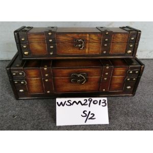 Wholesale Plywood Rustic Storage Trunk from china suppliers