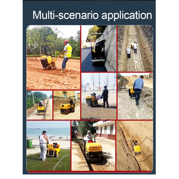 30% Grade Ability Compact Mini Compactor Road Roller Machine for Asphalt Paving