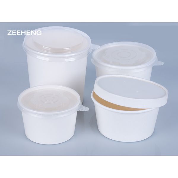 Quality Plastic / Paper Lid Cold Drink 16oz Soup Cup Recyclable and Versatile for Any Drink for sale