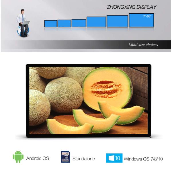 27inch Microscope With Display TV Screen Touch Screen Kiosk Totem LCD Small Advertising