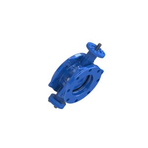 Modulating On Off FBE Coated Double Eccentric Butterfly Valve Dovetail Design