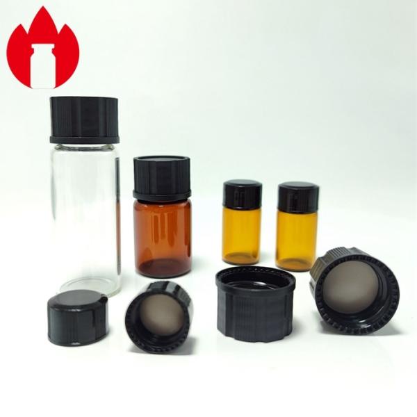 13mm 18mm Black PP Threaded Screw Plastic Caps
