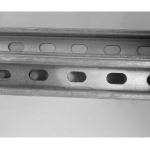 Steel Framing System Strut C Channel Connector Silver Color For Industrial