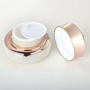 Luxury Gold Unique 50ml Face Cream Jar 100ml 120ml 150ml Toner Lotion Bottle
