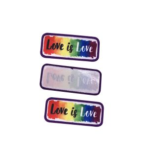 Logo Customized Sublimation Iron On Patches Heat Transfer Patch