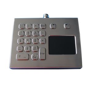 Desktop Movable USB industrial touchpad / kiosk touchpad with numeric keypad