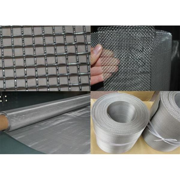 Plain Weave 316 304 Stainless Steel Wire Netting , Welded Wire Mesh Panels