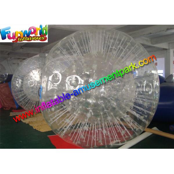Quality Custom Transparent Inflatable Zorb Ball , Inflatable  Human Hamster Ball for sale