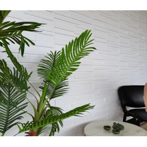 China 50cm*50cm Light Weight High Strongth 3D PVC Decoration Wall Panel For Cafe Shop Wall on sale