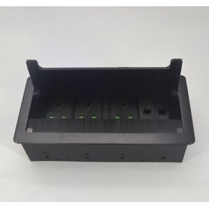 Wholesale Conference Table Power Outlets Aluminum Alloy Flip Up Socket from china suppliers