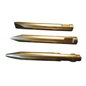 Komat TOR23S Wedge Hydraulic Breaker Chisel Conical Point 42crmo