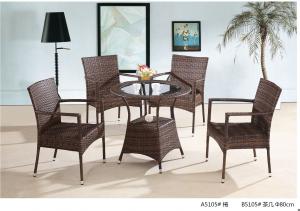 Wholesale 2014 China popular pe rattan table chair furniture sets from china suppliers