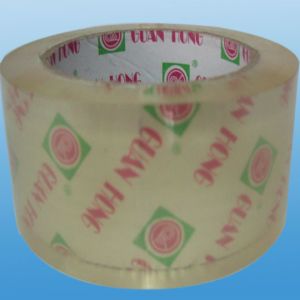 Rubber Carton Sealing Crystal Clear Tape , polypropylene strapping tape