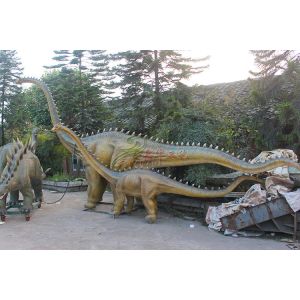 Durable Simulation Giant Animatronic Dinosaur With Vivid Roaring And Breathing