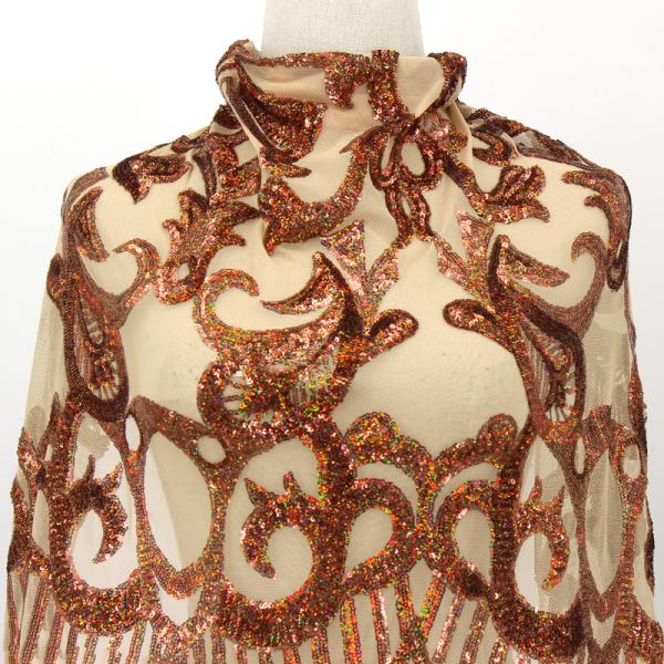 Different Color Stretch Sequin Fabric used for dressing